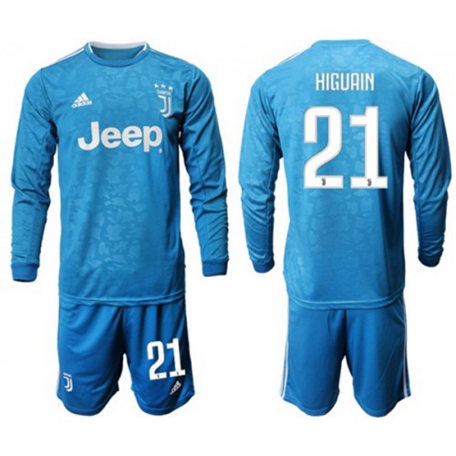 Juventus Fodboldtrøjer HIGUAIN 21 Børn 3. sæt 2019/20 Langærmet Juventus Fodboldtrøjer HIGUAIN 21 Børn 3. sæt 2019/20 Langærmet